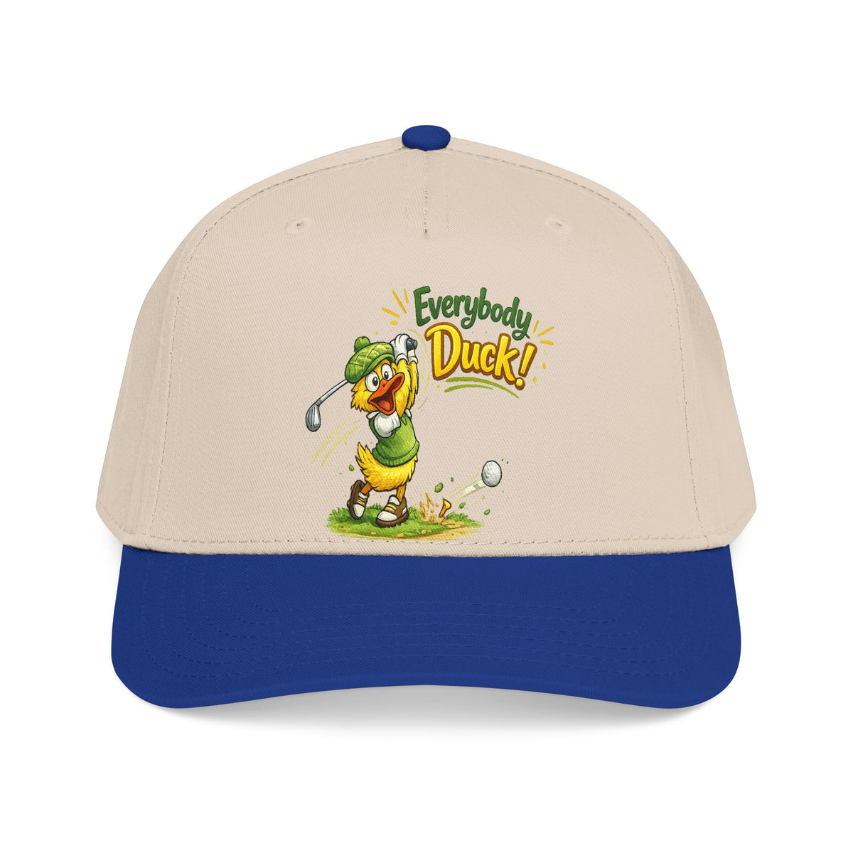Everybody Duck! Golfing Duck Cap | Baseball Hat, Sports Cartoon