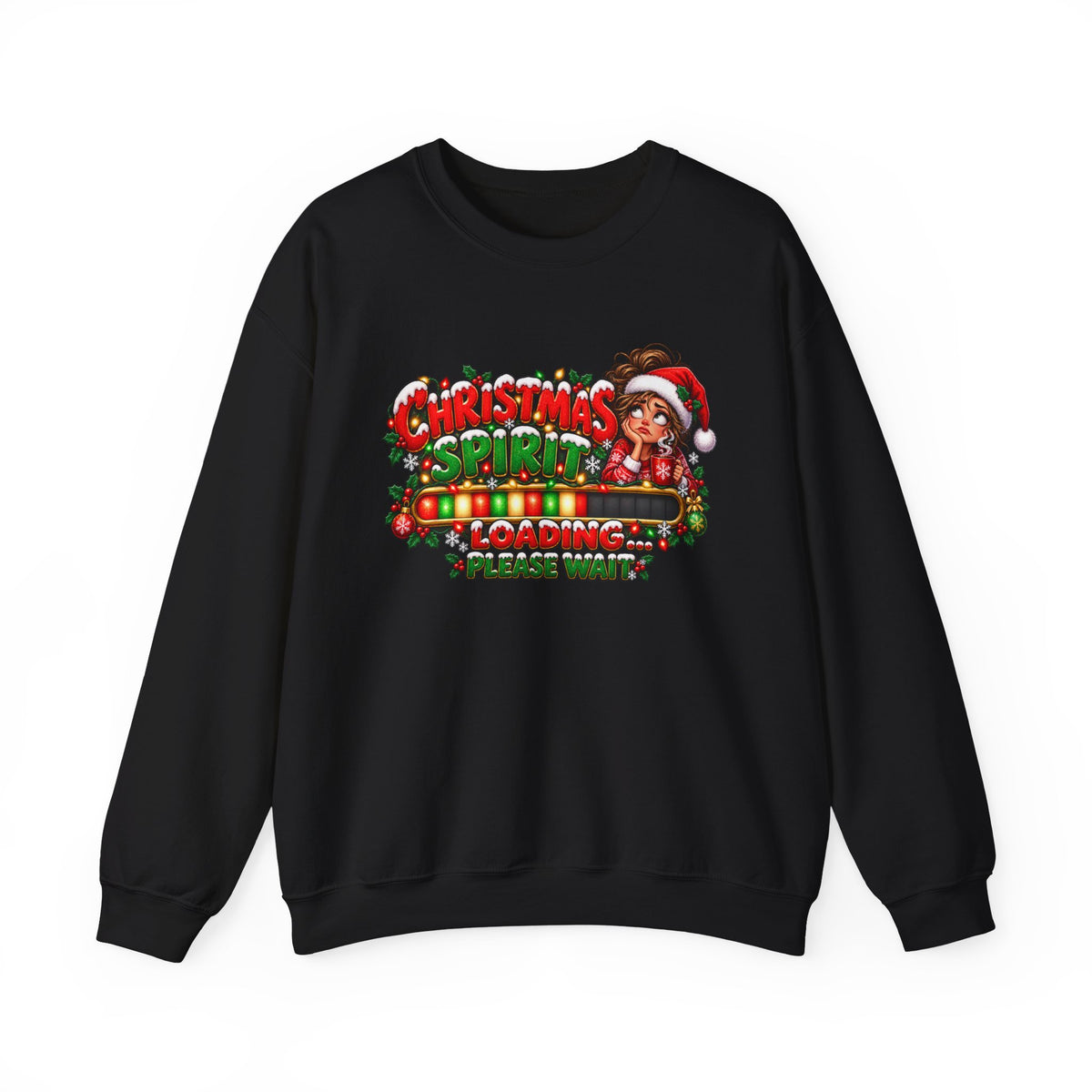 Christmas Spirit Loading Crewneck Sweatshirt