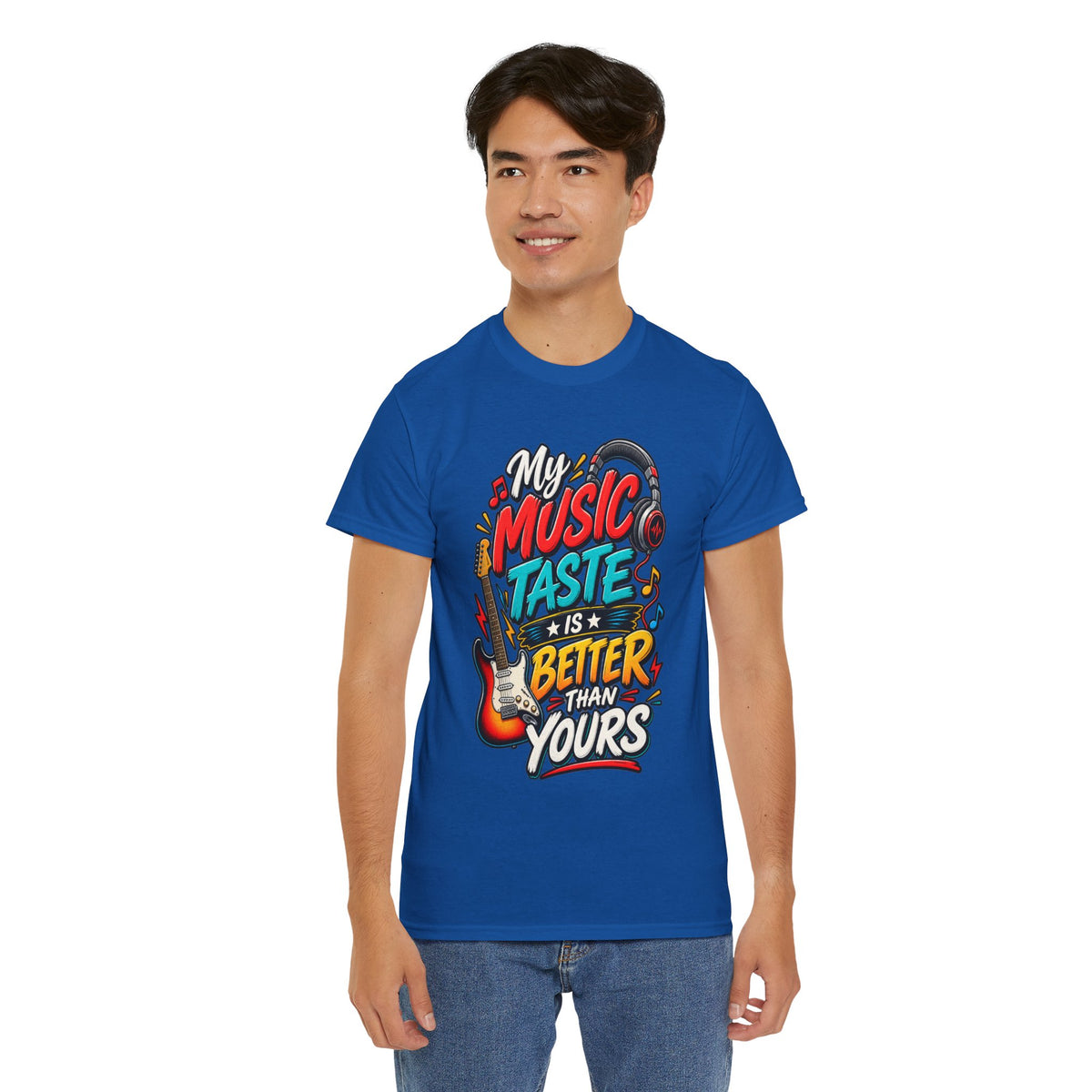 "My Music Taste Is Better Than Yours" T-Shirt — product photo 3 | The ClawMark Store