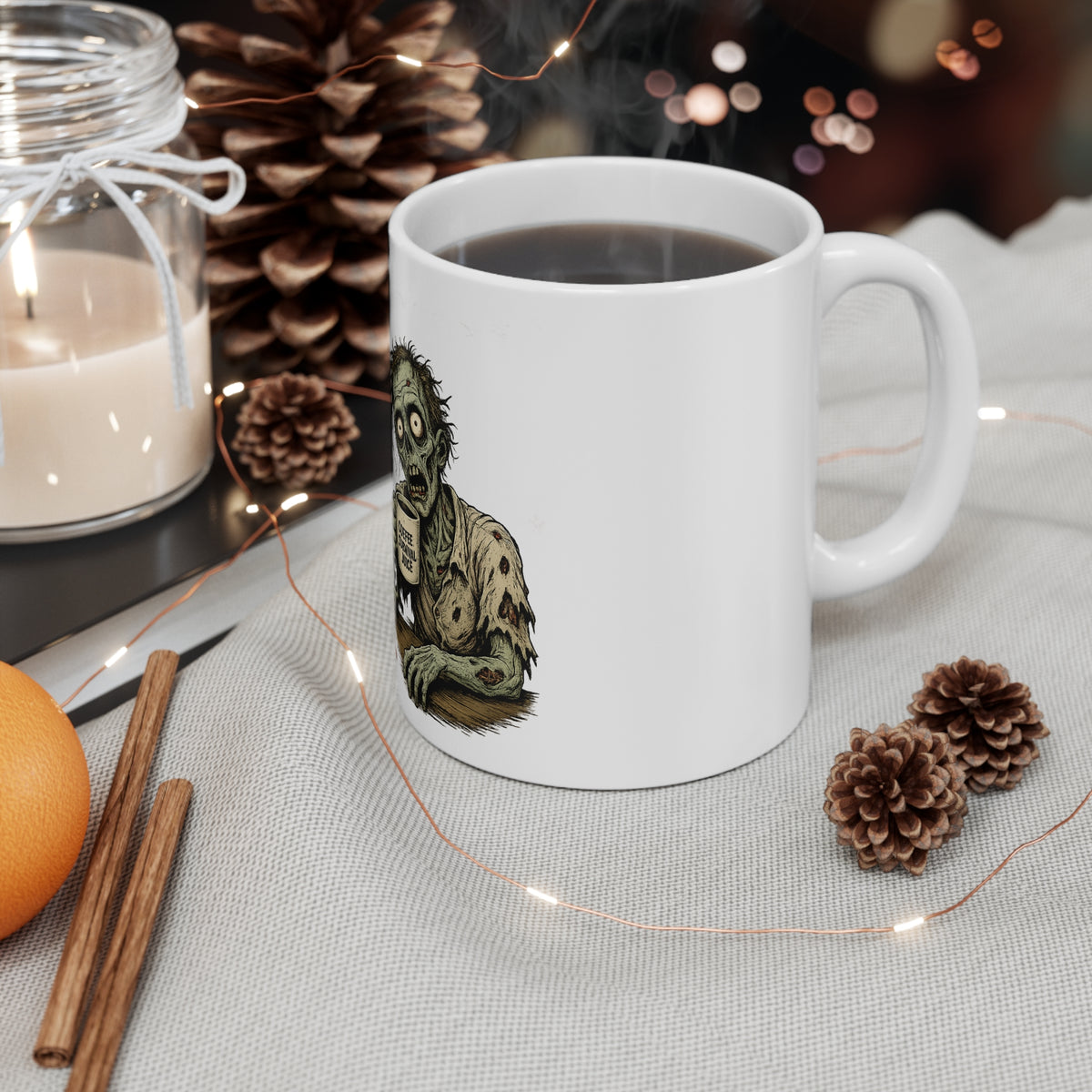 I don't Rise and Shine - I Caffeinate and Hope — Coffee Mug