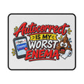 "Autocorrect Is My Worst Enema" Gaming Mouse Pad — 9.5" × 8" | The ClawMark Store