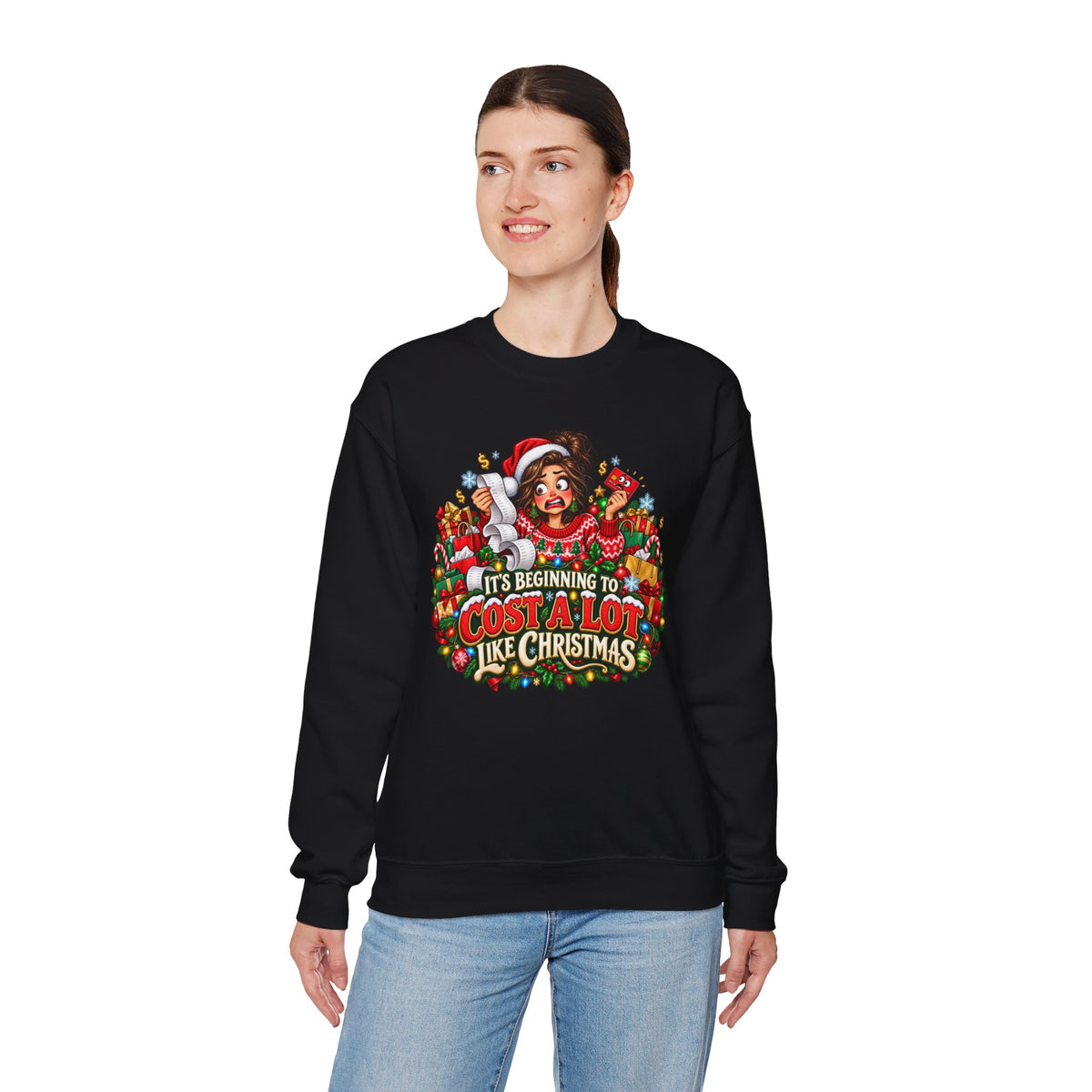 Merry Christmas From Your Favorite Relative Sweatshirt - Holiday Family Crewneck - Woman