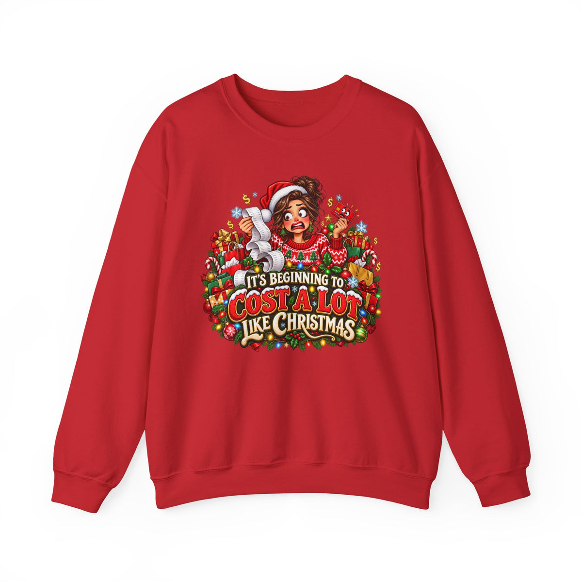 Merry Christmas From Your Favorite Relative Sweatshirt - Holiday Family Crewneck - Woman