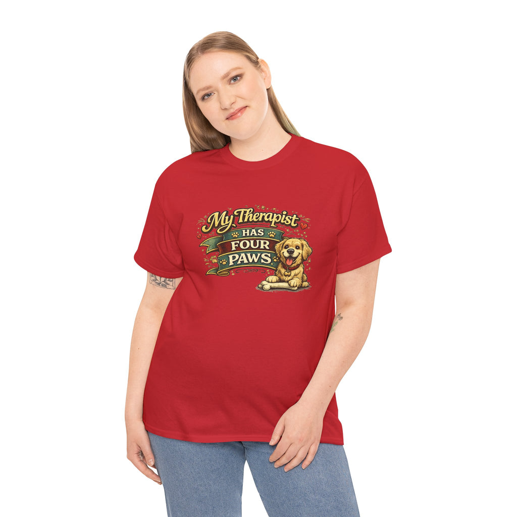 My Therapist Has Four Paws | T-Shirt | Cute Dog Lover Tee