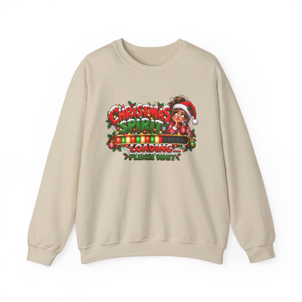Christmas Spirit Loading Crewneck Sweatshirt