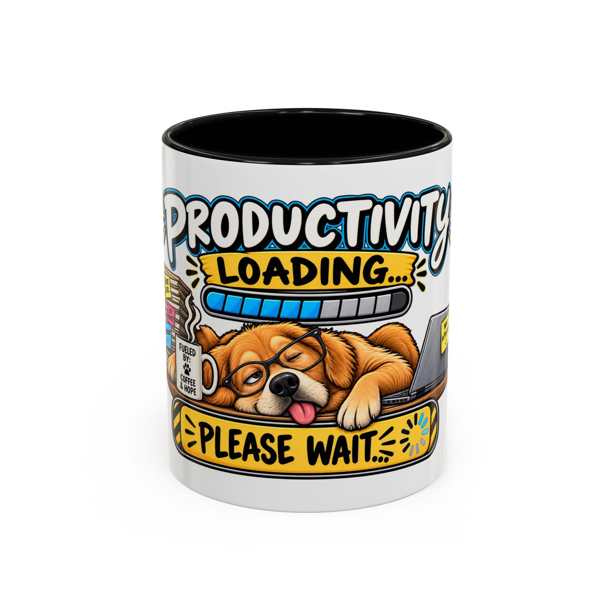 "Productivity Loading... Please Wait" Office Mug (11oz, 15oz) — product photo 1 | The ClawMark Store