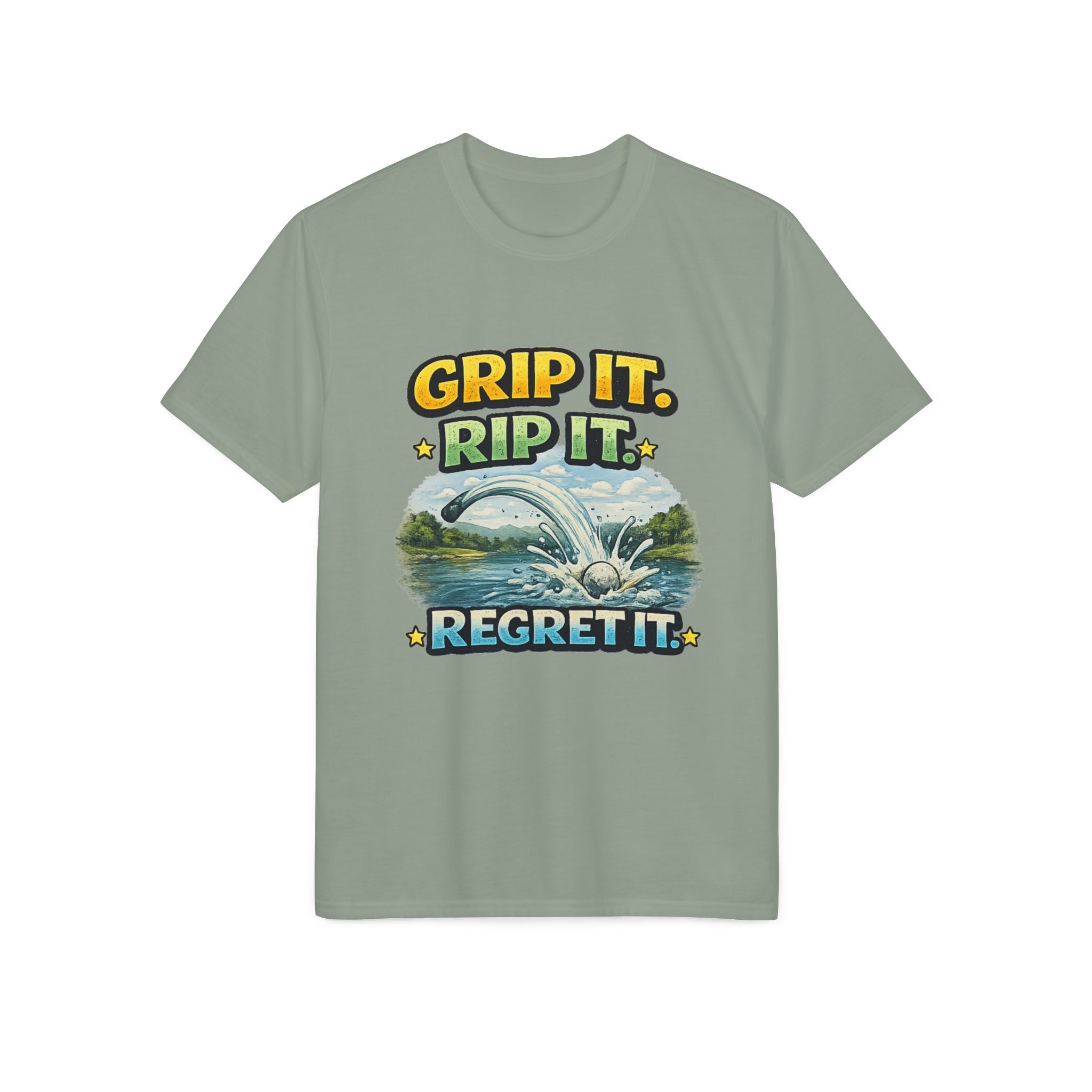 Grip It, Rip It, Regret It | T-Shirt | Funny Golf Tee