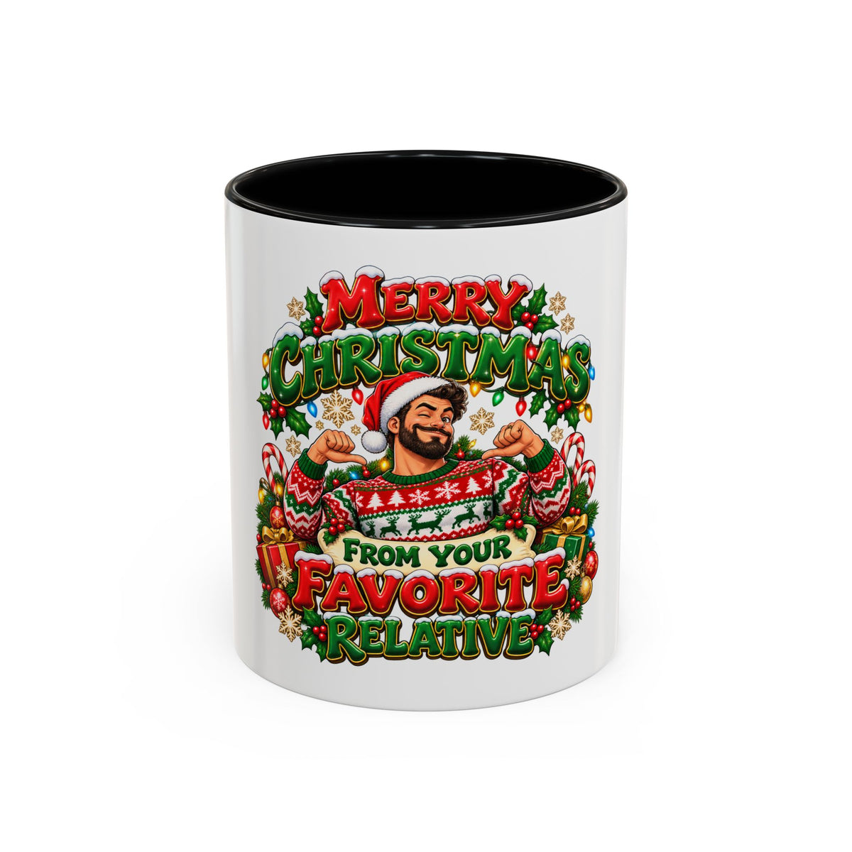 Merry Christmas From Your Favorite Relative Coffee Mug - Man