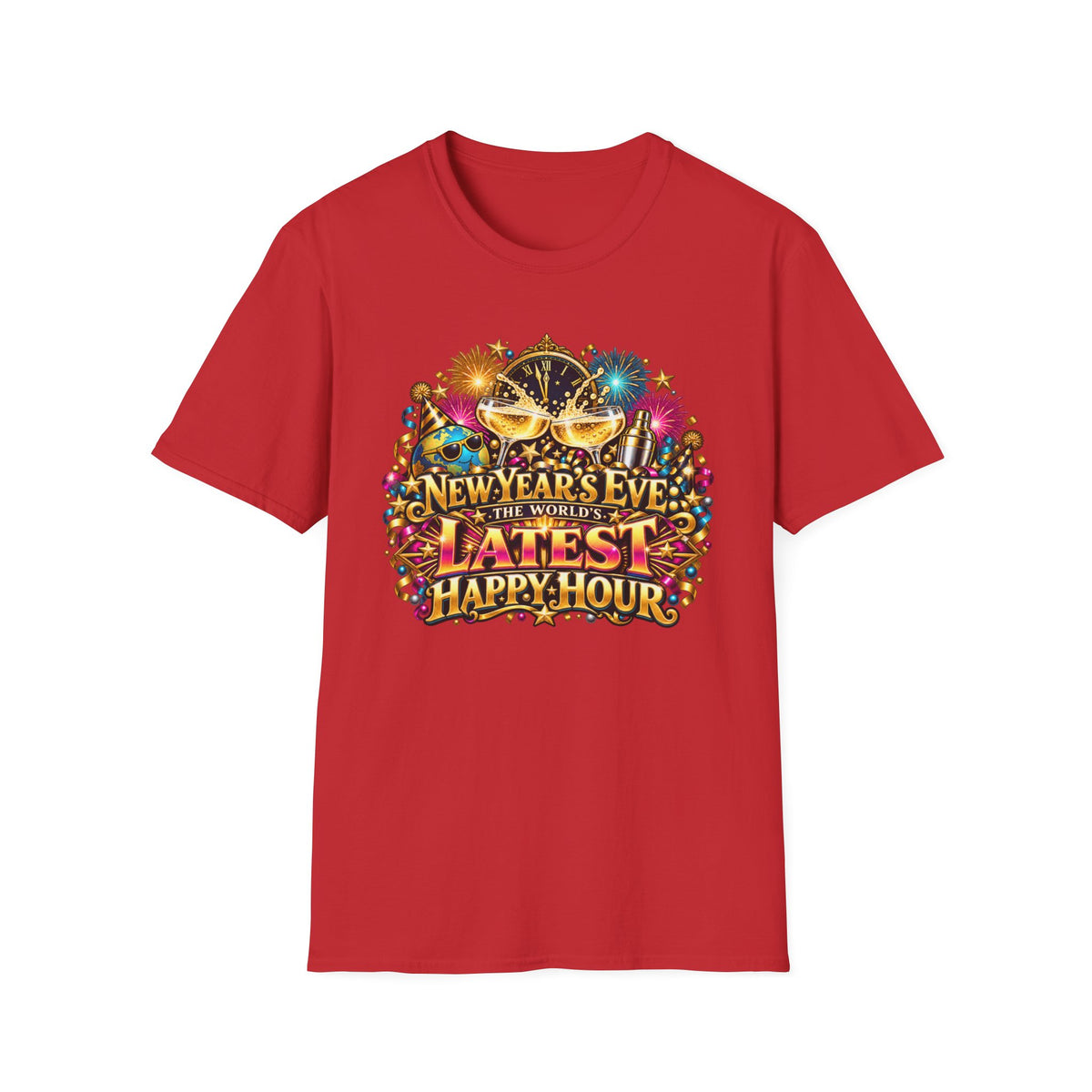 New Year's Eve 'Latest Happy Hour' Party T-Shirt