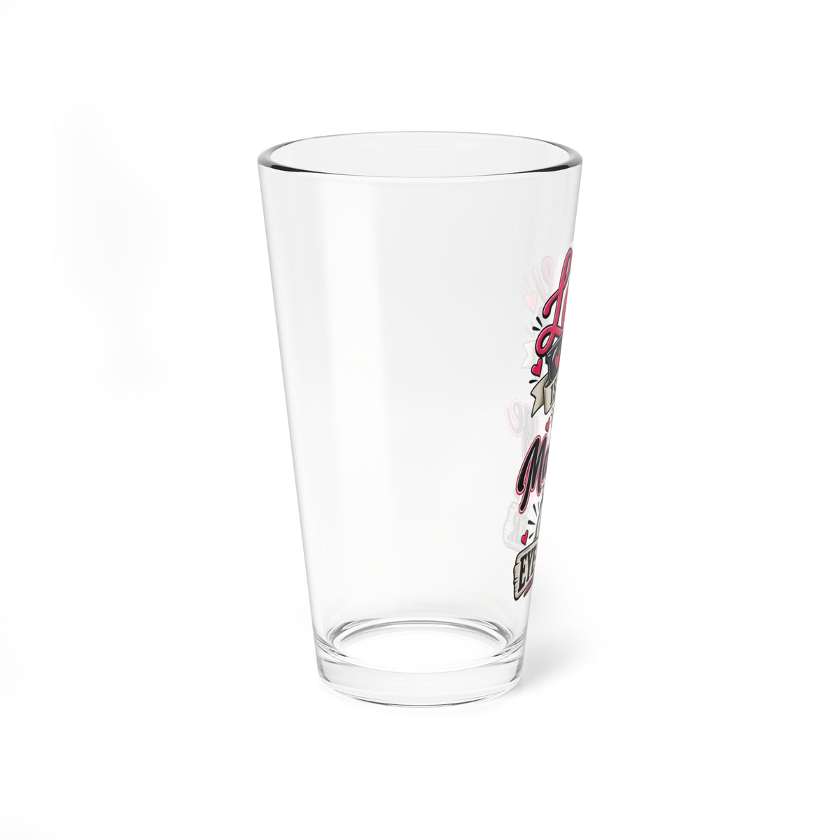 "Love is Blind, Marriage is an Eye-Opener" Cocktail Glass (16oz) — product photo 2 | The ClawMark Store