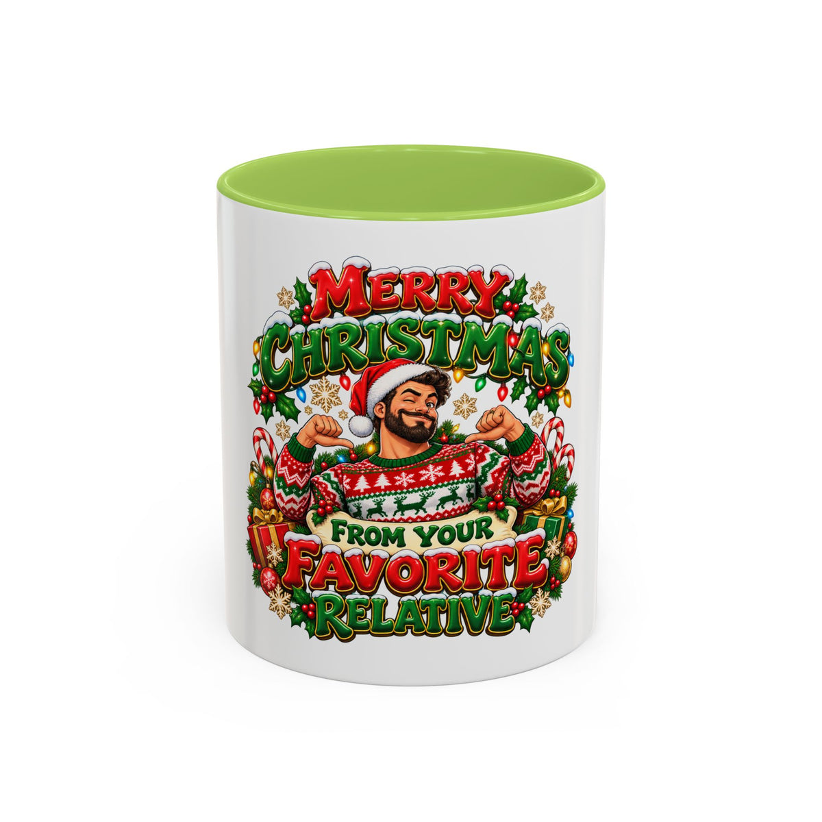 Merry Christmas From Your Favorite Relative Coffee Mug - Man