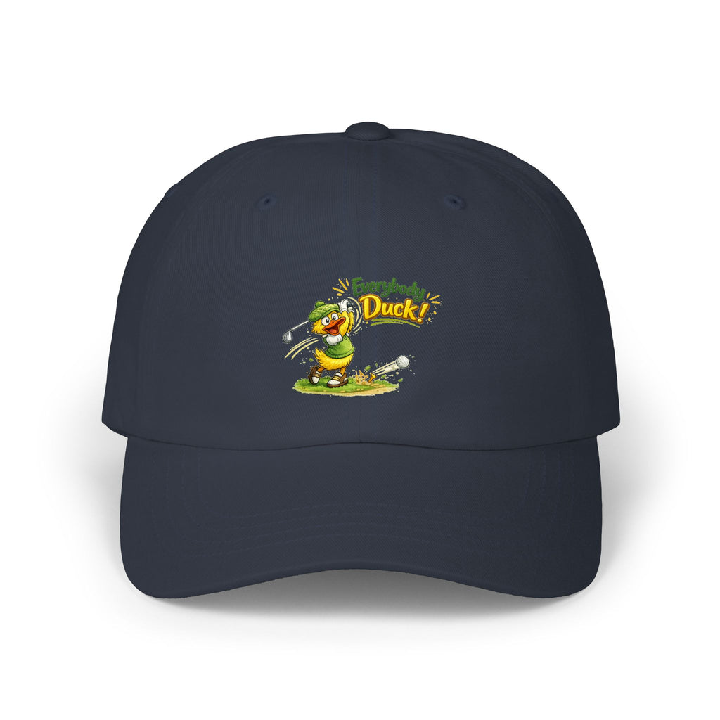 Everybody Duck! | Ball Cap | Funny Cartoon Golfer Hat