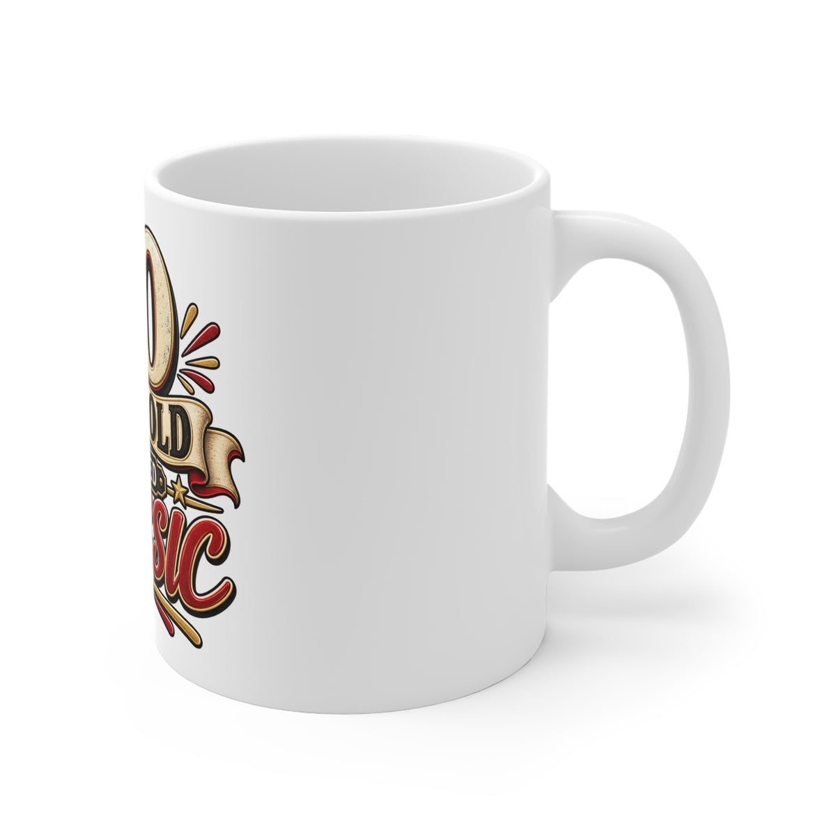 60 Years Old Certified Classic Mug — 11oz Coffee Cup — product photo 1 | The ClawMark Store