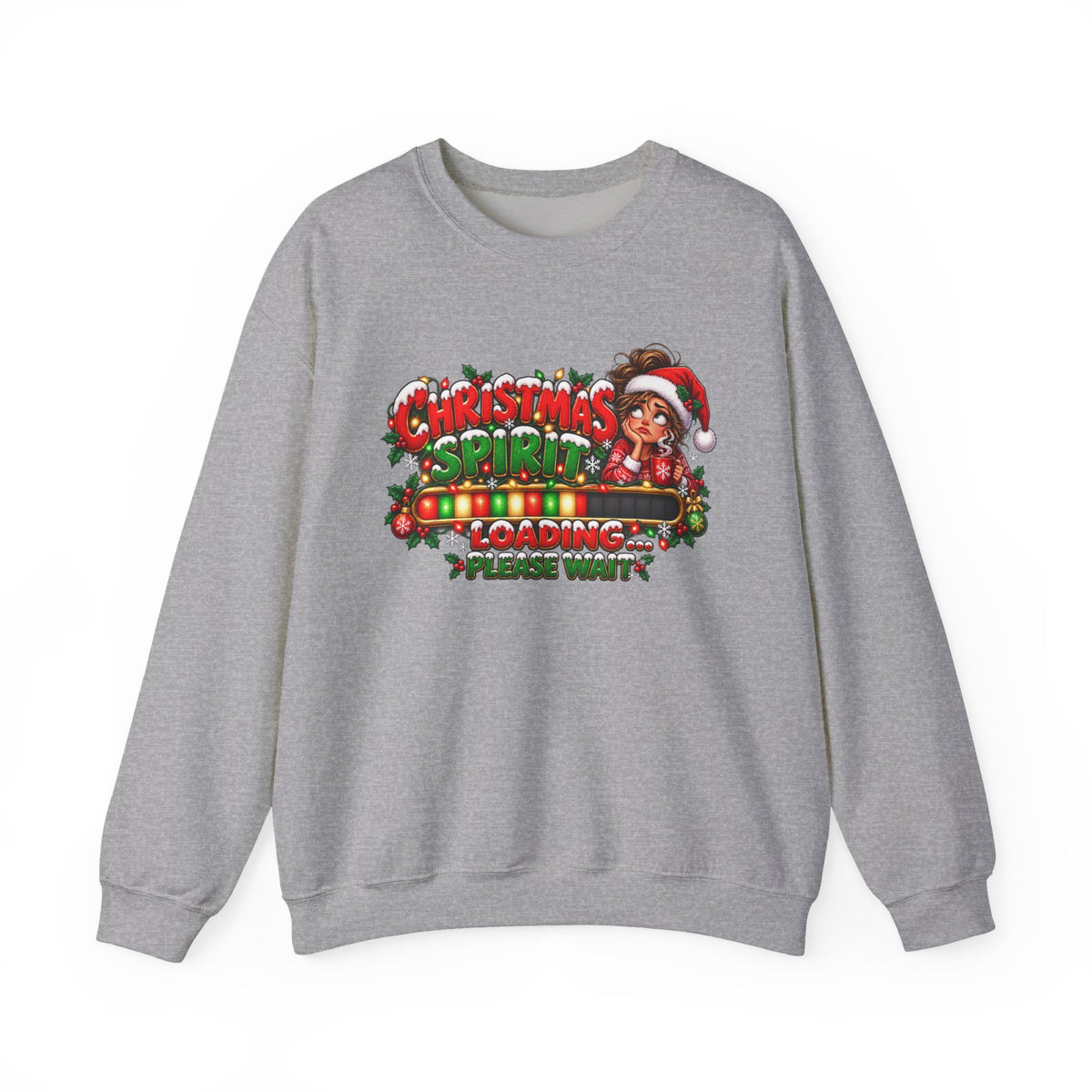 Christmas Spirit Loading Crewneck Sweatshirt
