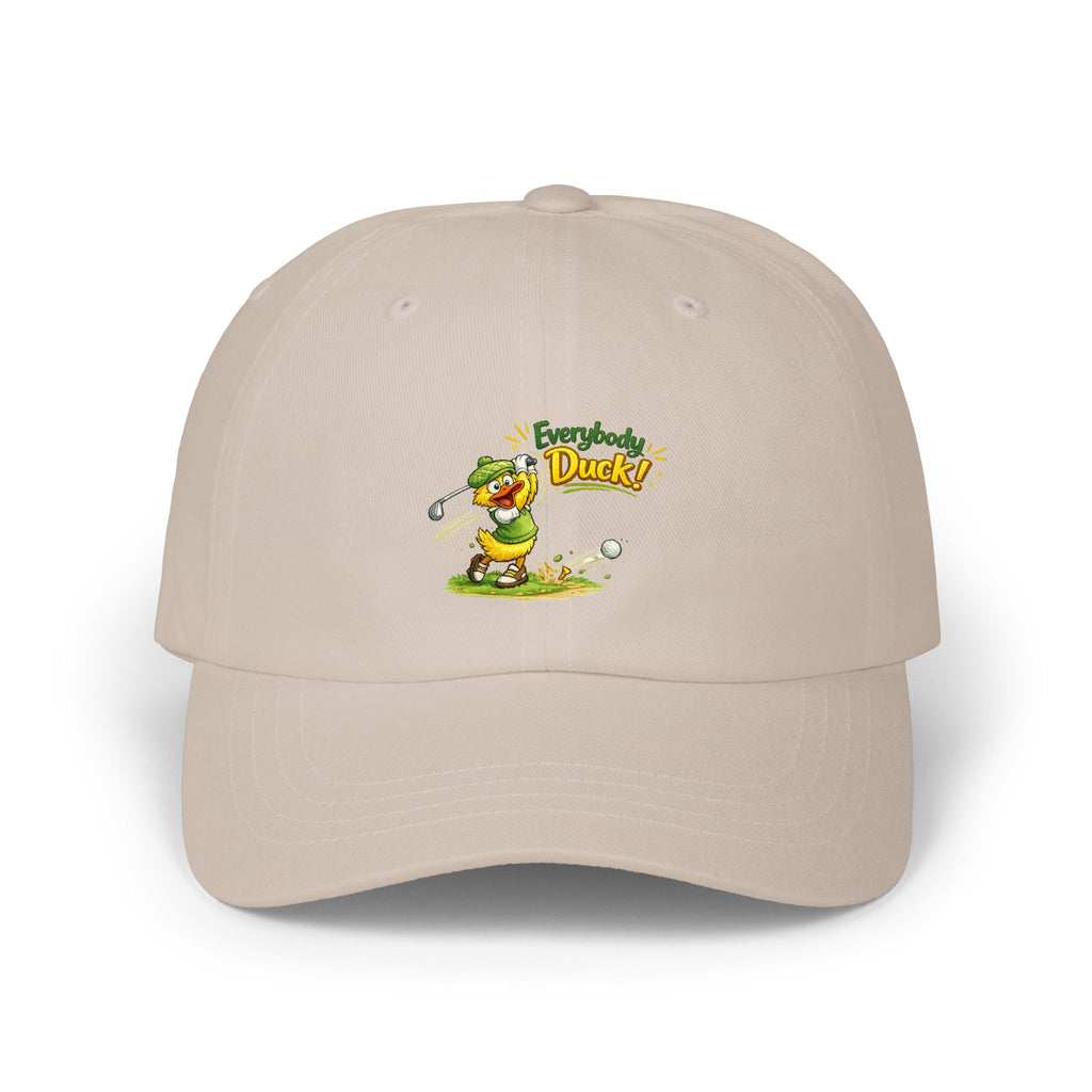 Everybody Duck! | Ball Cap | Funny Cartoon Golfer Hat