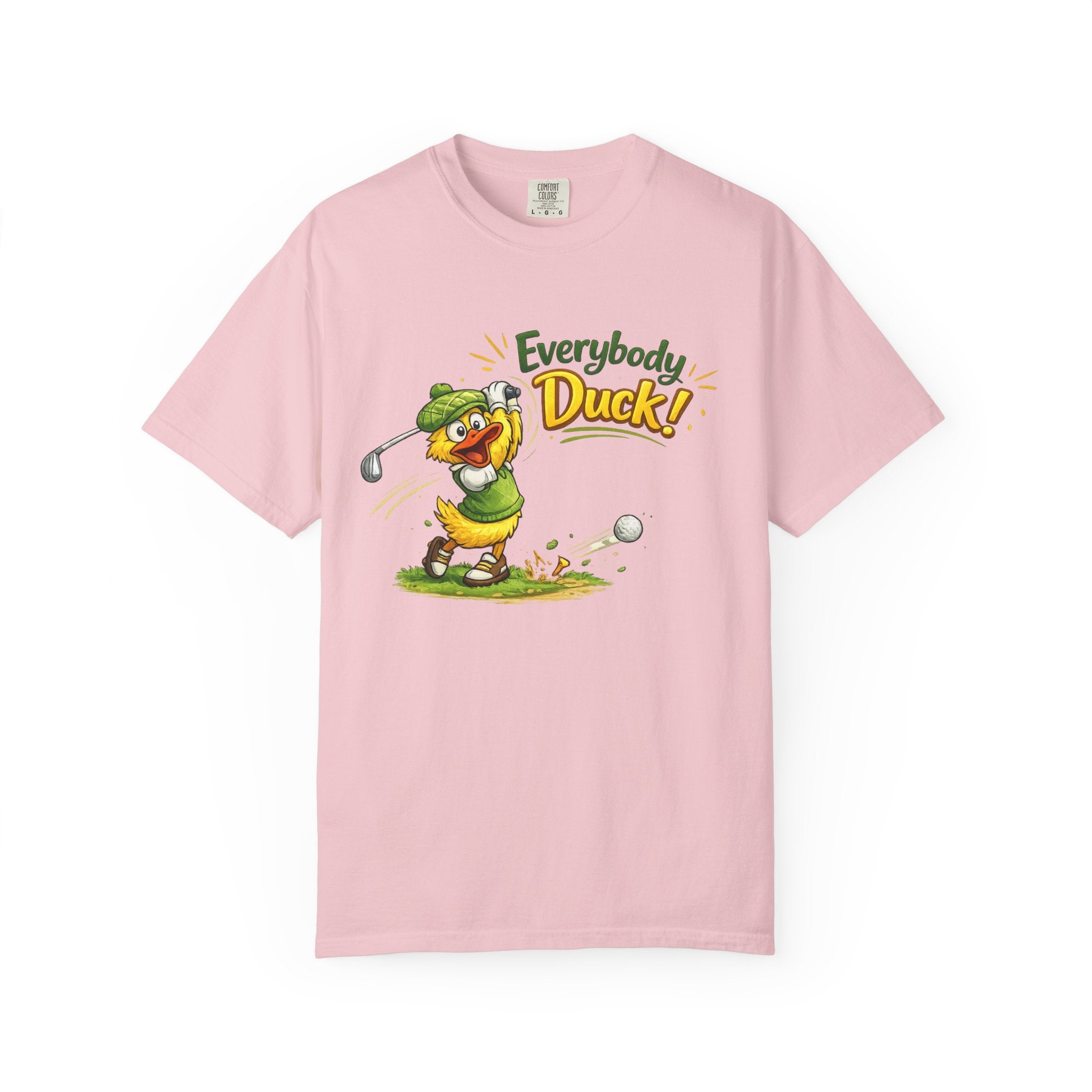 Everybody Duck! | T-shirt | Funny Cartoon Golf Shirt