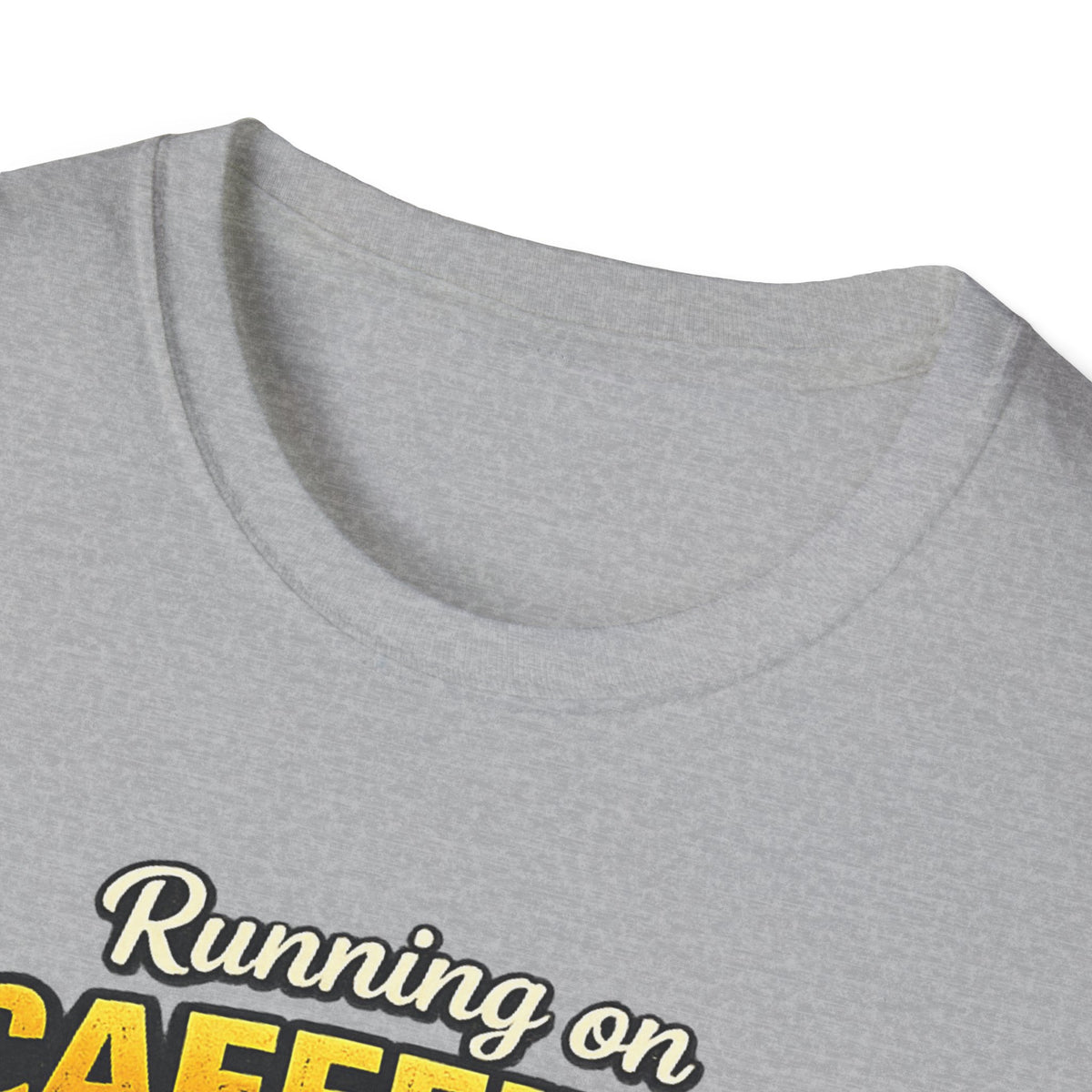 Running on Caffeine — Coffee T-Shirt — product photo 2 | The ClawMark Store