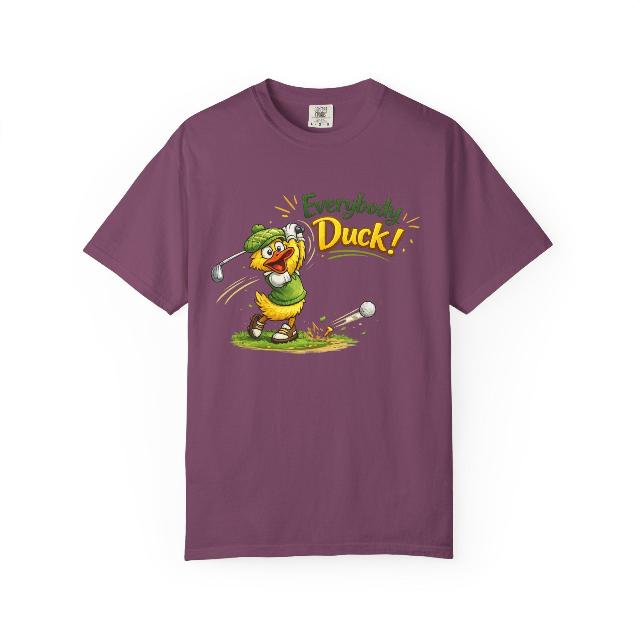 Everybody Duck! | T-shirt | Funny Cartoon Golf Shirt