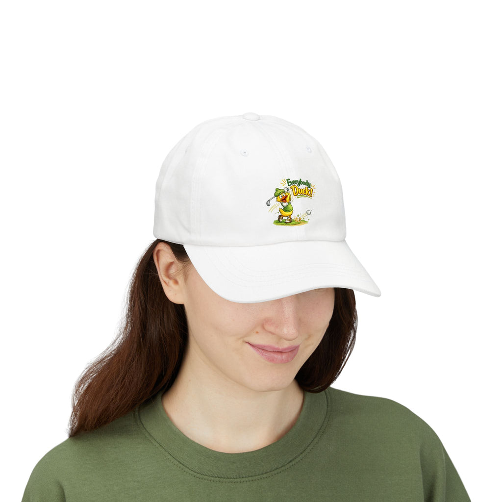 Everybody Duck! | Ball Cap | Funny Cartoon Golfer Hat