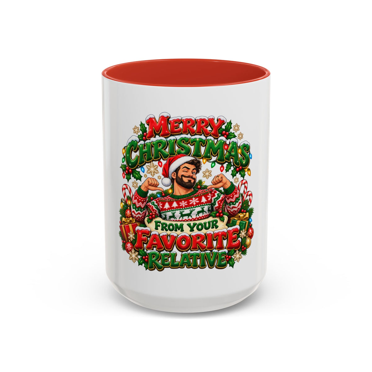 Merry Christmas From Your Favorite Relative Coffee Mug - Man
