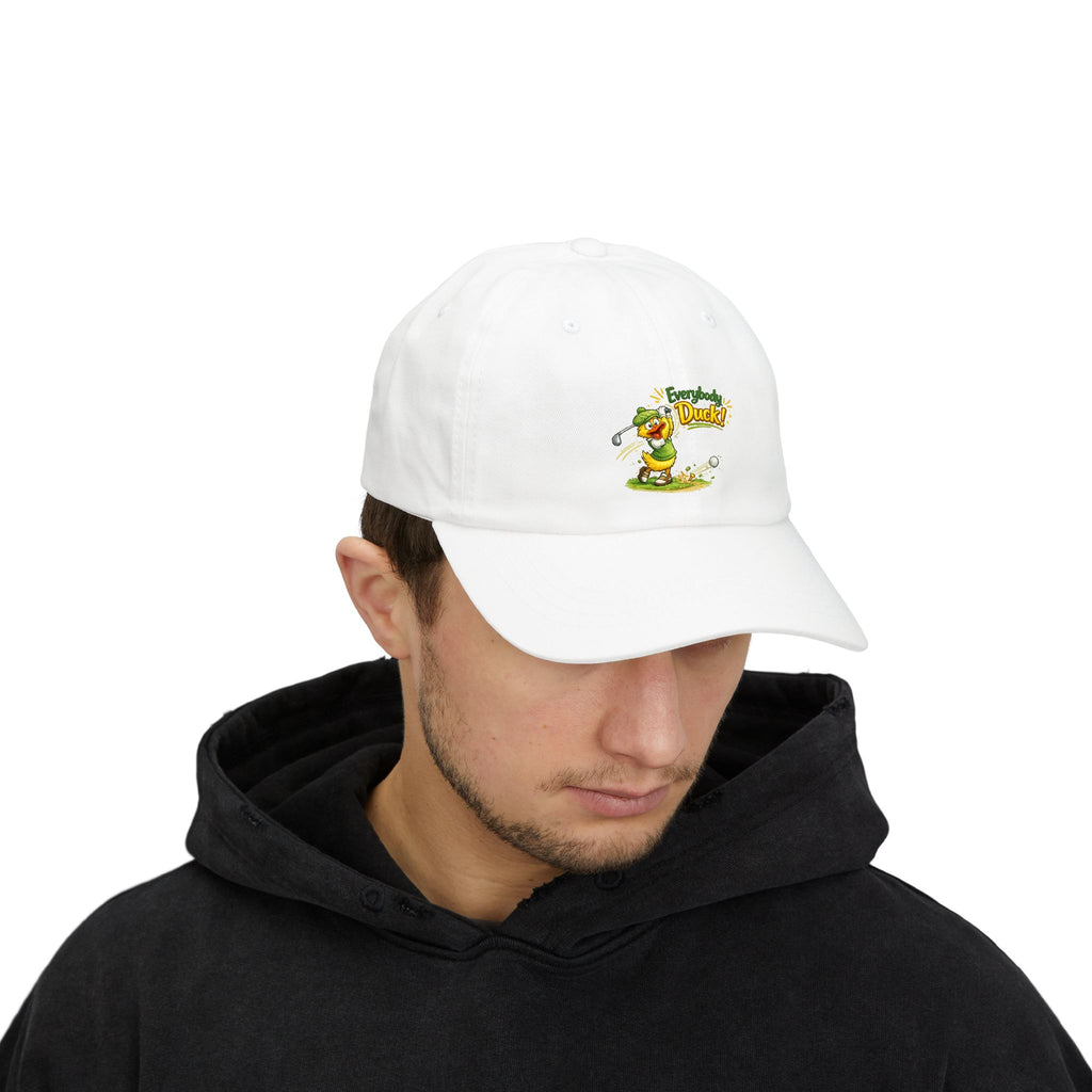 Everybody Duck! | Ball Cap | Funny Cartoon Golfer Hat