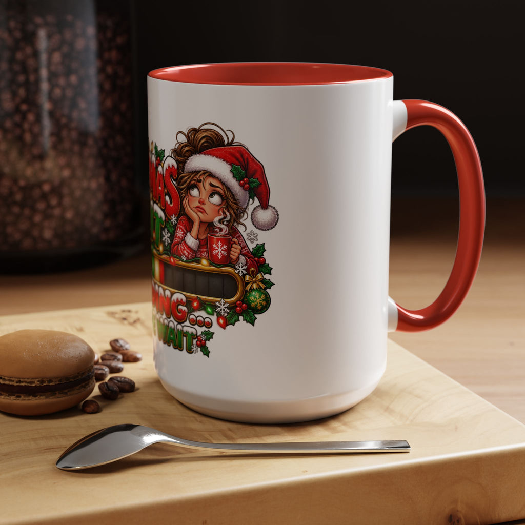 Christmas Spirit Loading Coffee Mug — Funny Holiday Accent Mug (11/15oz)