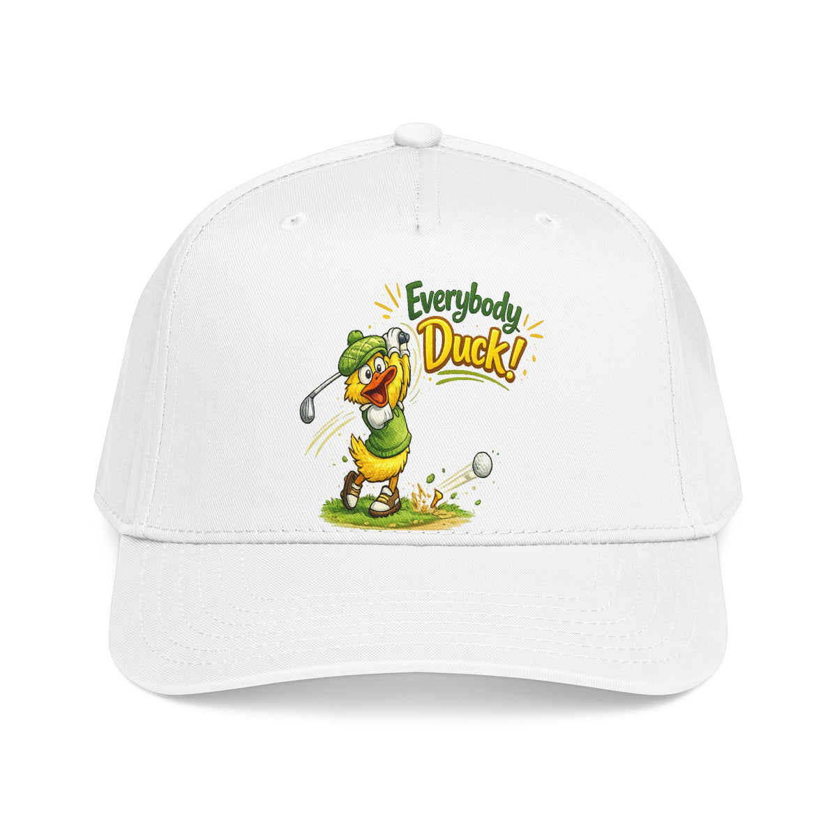 Everybody Duck! Golfing Duck Cap | Baseball Hat, Sports Cartoon