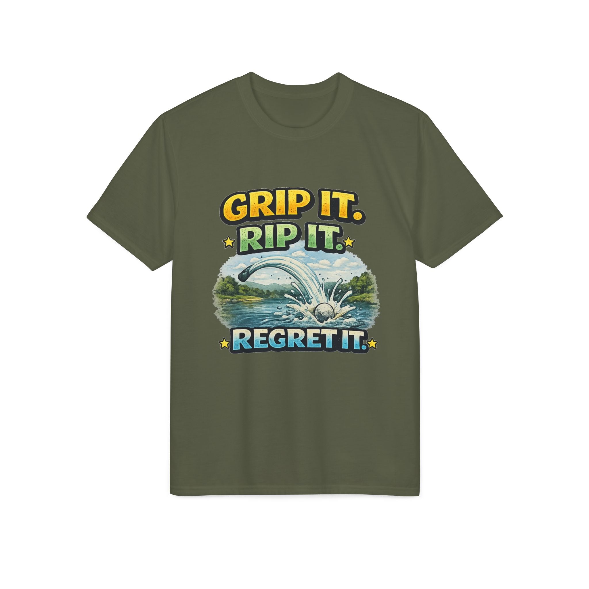 Grip It, Rip It, Regret It | T-Shirt | Funny Golf Tee