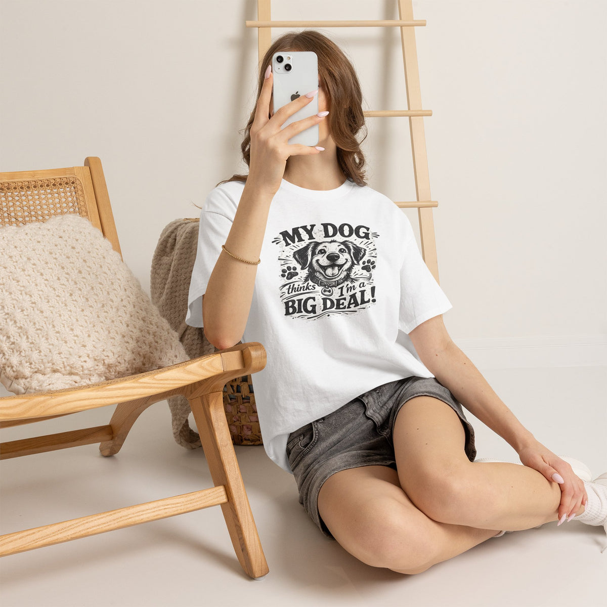 My Dog Thinks I'm a Big Deal — T-Shirt — product photo 1 | The ClawMark Store