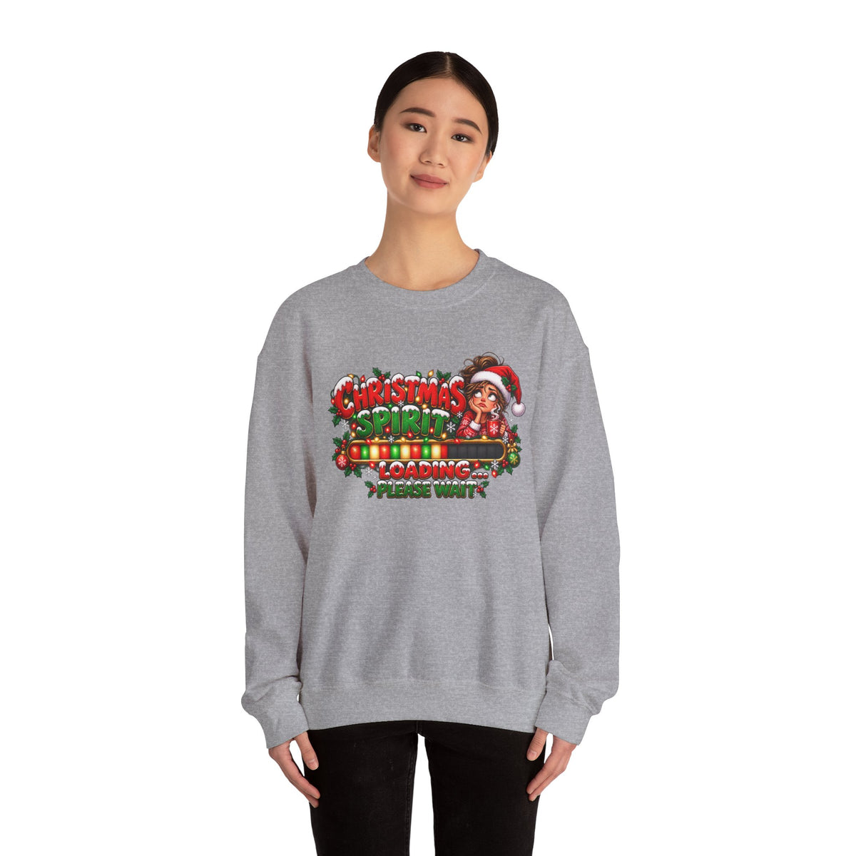 Christmas Spirit Loading Crewneck Sweatshirt