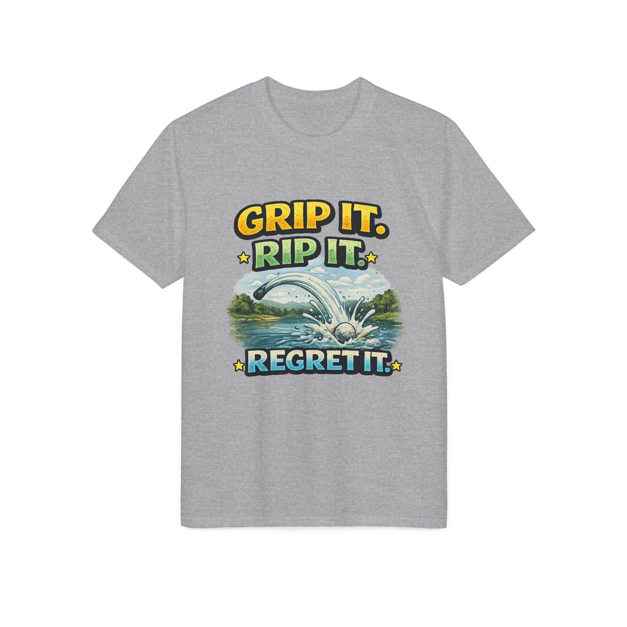 Grip It, Rip It, Regret It | T-Shirt | Funny Golf Tee