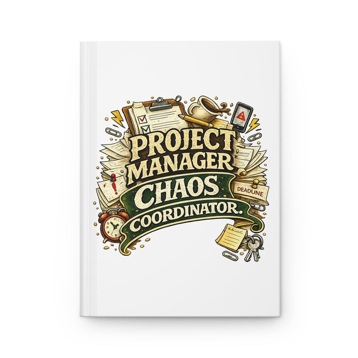 Project Manager: Chaos Coordinator — Hardcover Journal — Journal | The ClawMark Store