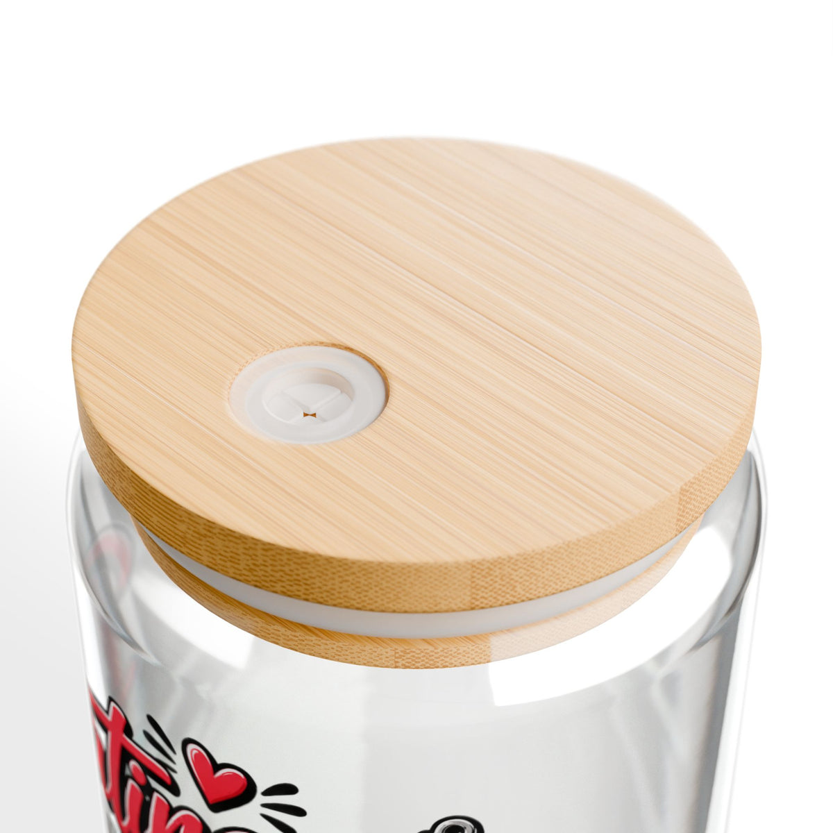 "Dating: Just Interviews with Drinks" Sipper Glass — product photo 3 | The ClawMark Store