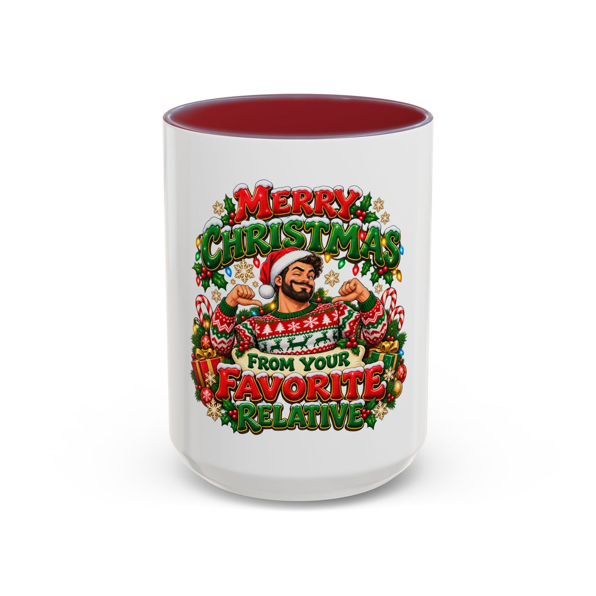 Merry Christmas From Your Favorite Relative Coffee Mug - Man