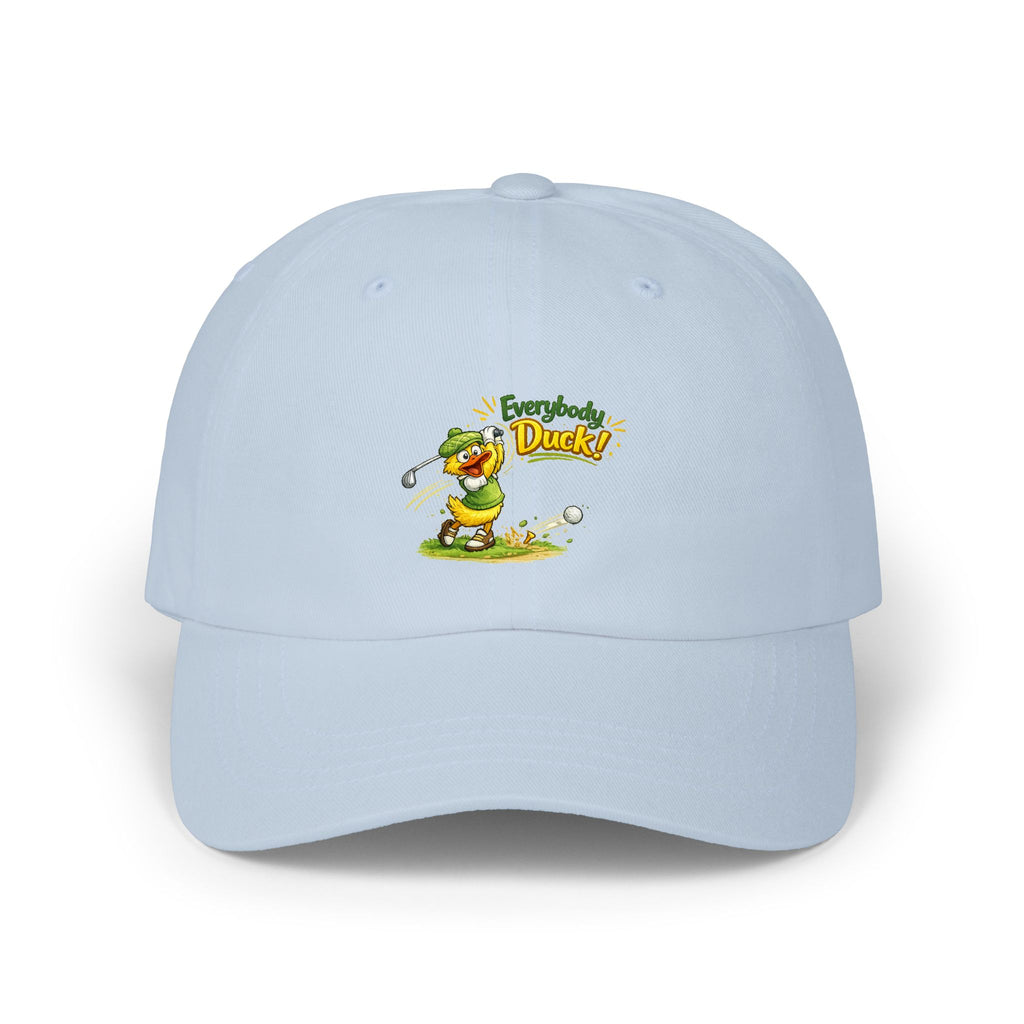 Everybody Duck! | Ball Cap | Funny Cartoon Golfer Hat