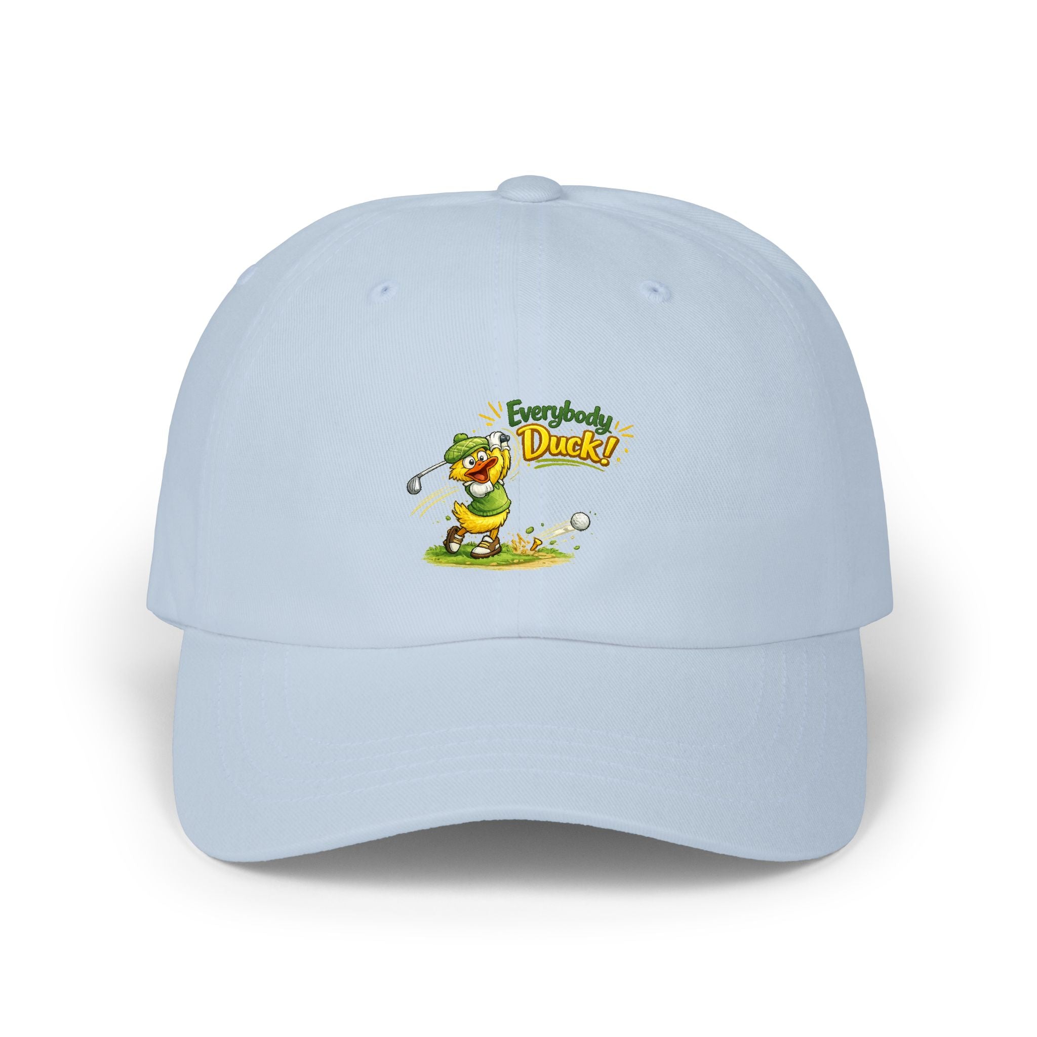 Everybody Duck! | Ball Cap | Funny Cartoon Golfer Hat