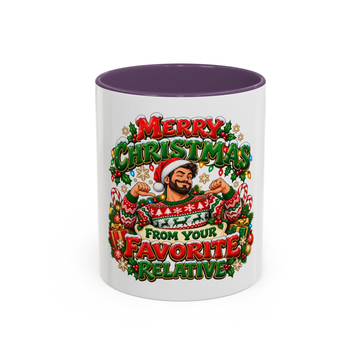 Merry Christmas From Your Favorite Relative Coffee Mug - Man