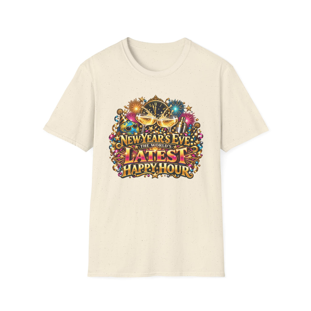 New Year's Eve 'Latest Happy Hour' Party T-Shirt