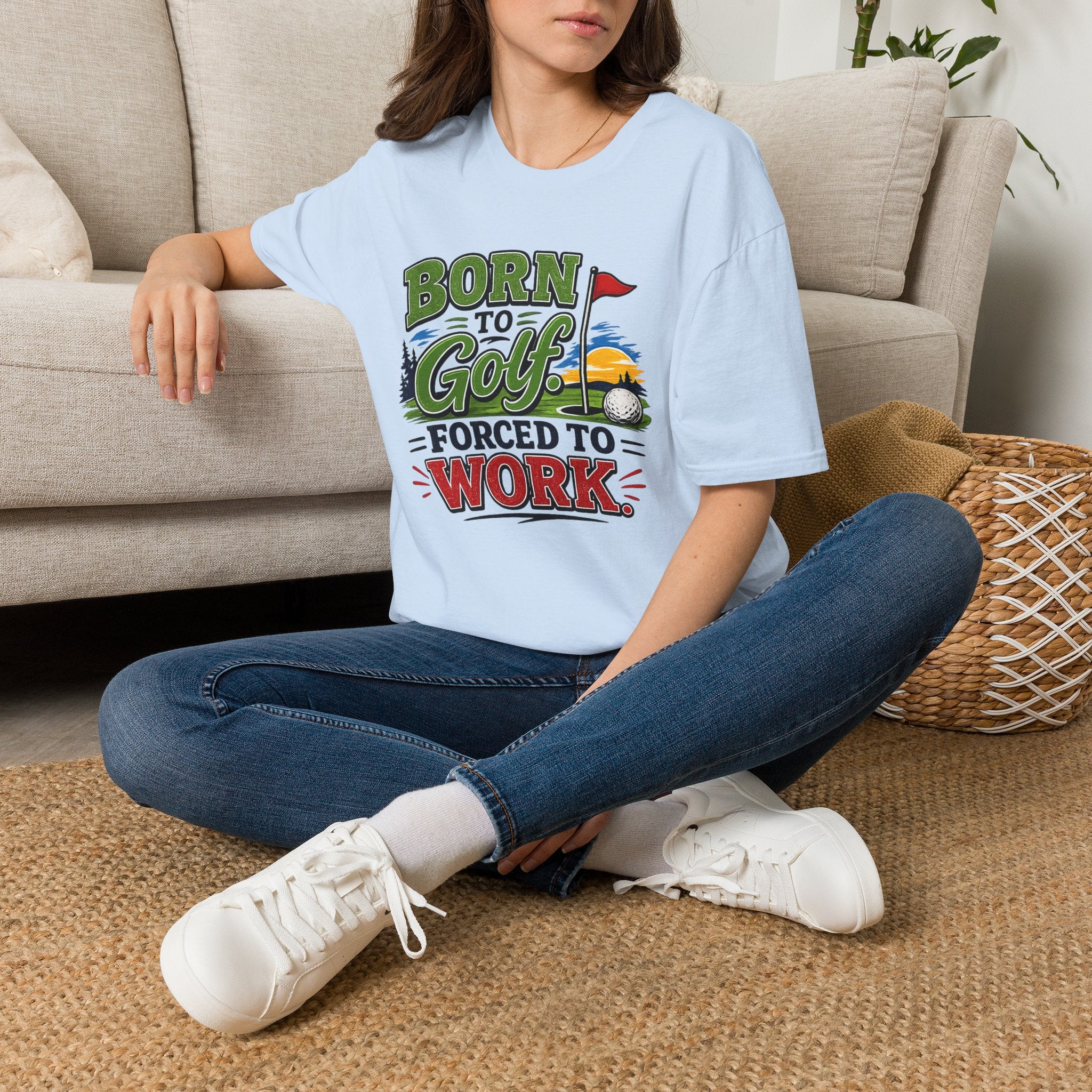 Born to Golf – Forced to Work | Golf T-Shirt