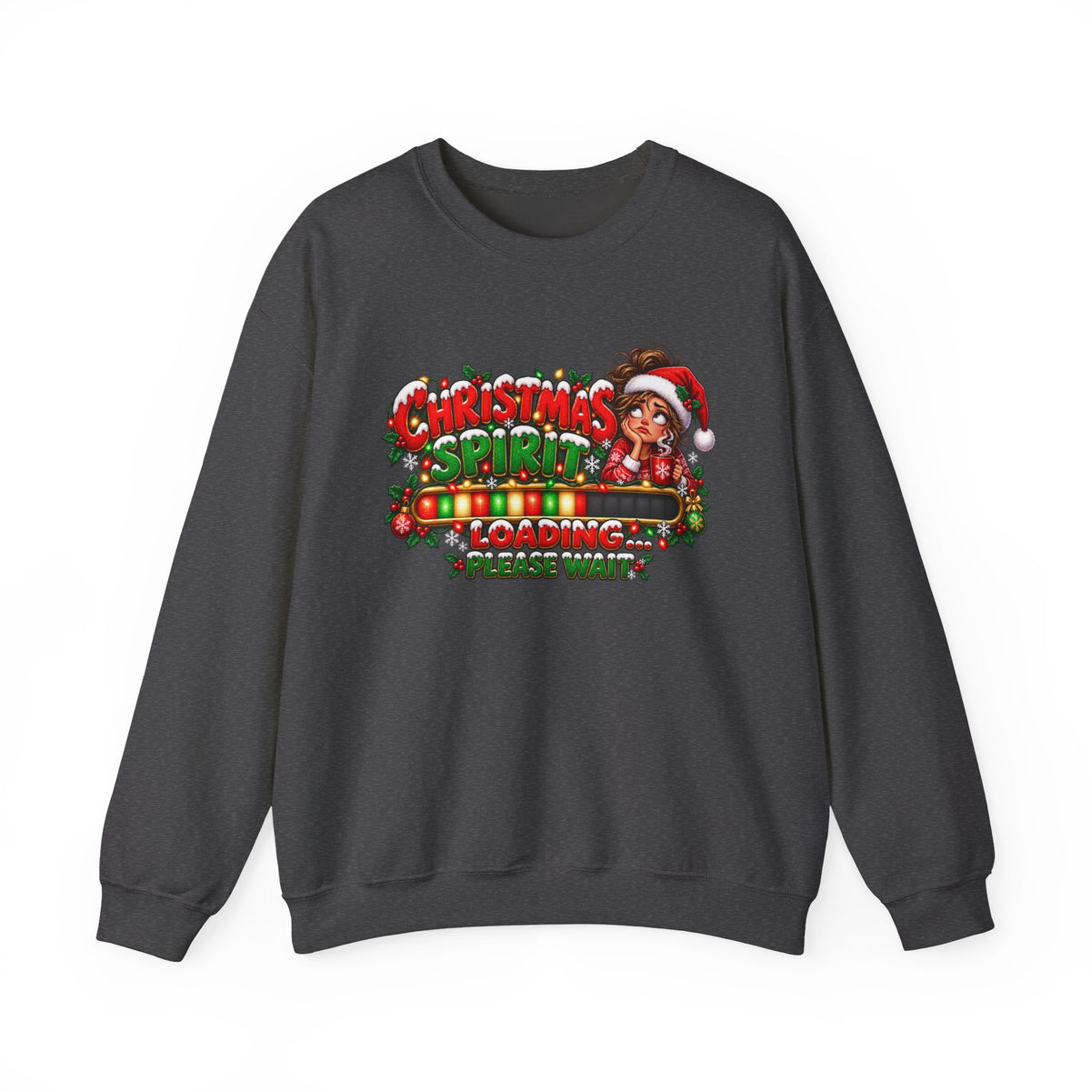 Christmas Spirit Loading Crewneck Sweatshirt