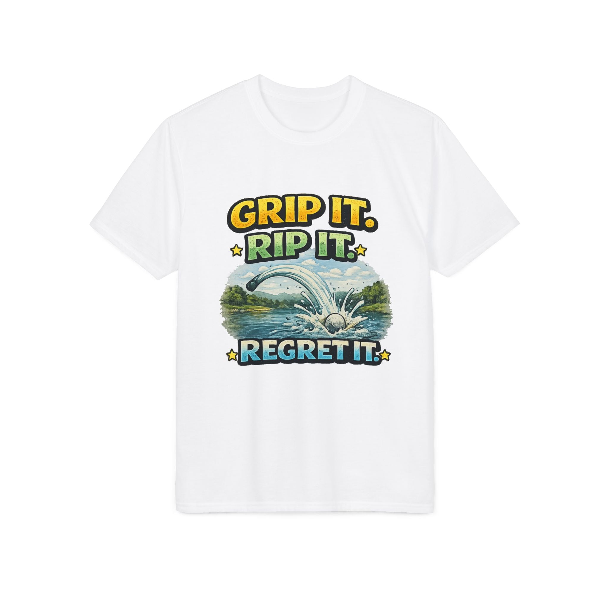 Grip It, Rip It, Regret It | T-Shirt | Funny Golf Tee