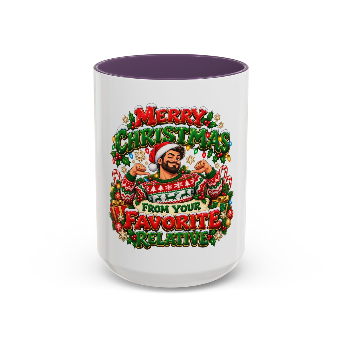 Merry Christmas From Your Favorite Relative Coffee Mug - Man