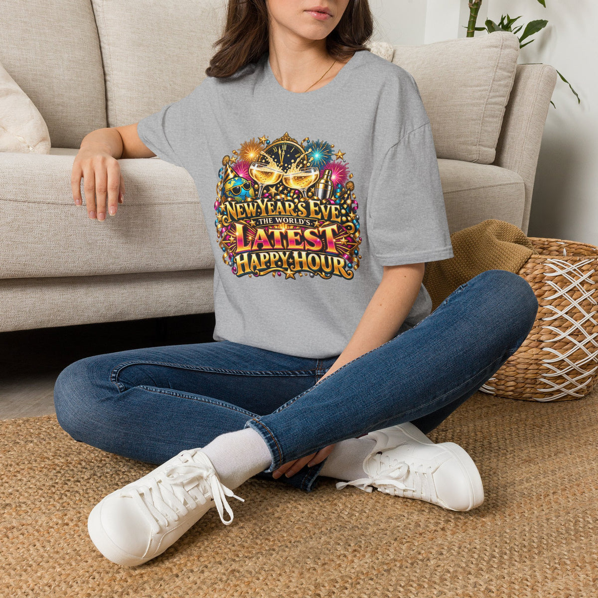 New Year's Eve 'Latest Happy Hour' Party T-Shirt