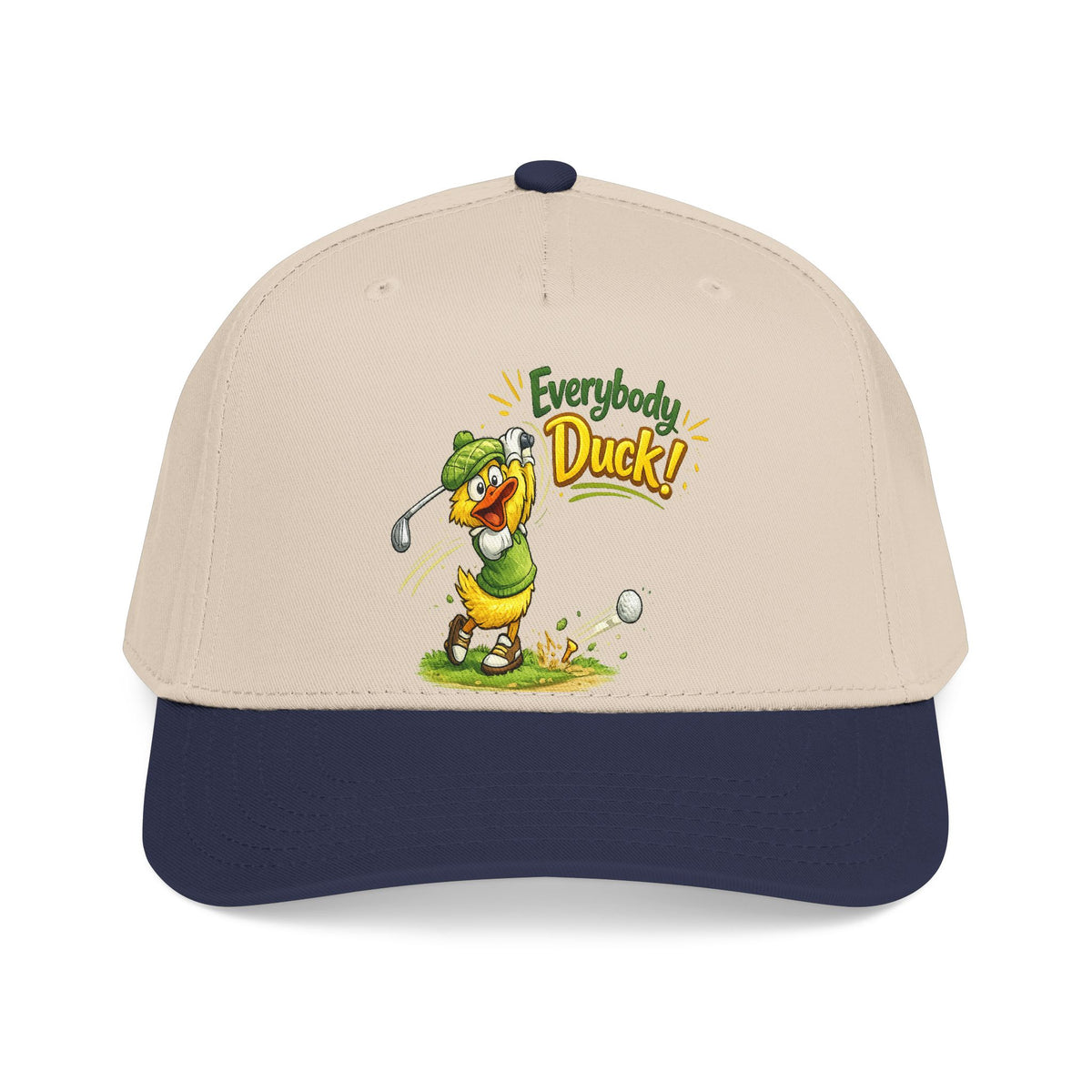 Everybody Duck! Golfing Duck Cap | Baseball Hat, Sports Cartoon
