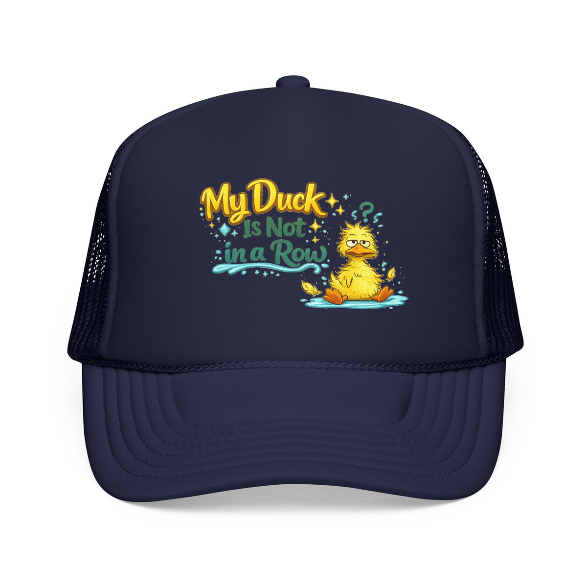 My Duck Is Not A Row — Ball Cap — Dark Navy | The ClawMark Store