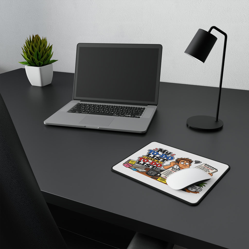 "My To-Do List Has a To-Do List" Mouse Pad — product photo 2 | The ClawMark Store