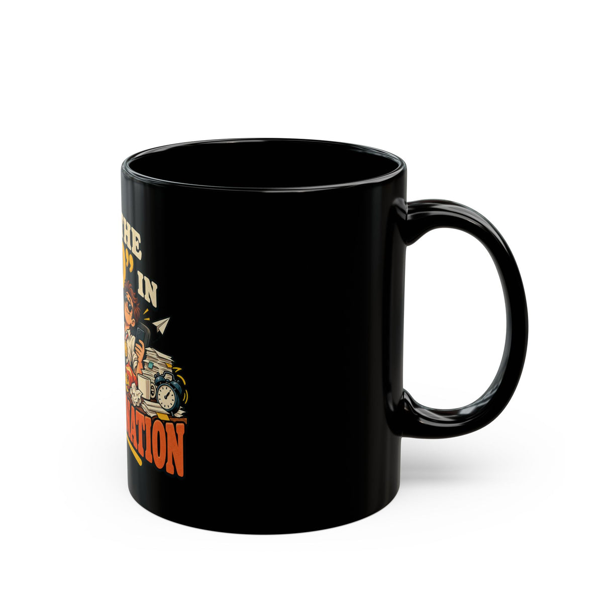 Black Mug – “I Put the Pro in Procrastination” Funny Office Gift