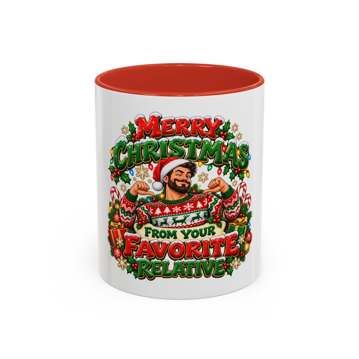 Merry Christmas From Your Favorite Relative Coffee Mug - Man