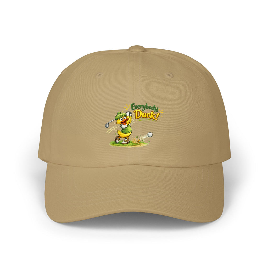 Everybody Duck! | Ball Cap | Funny Cartoon Golfer Hat