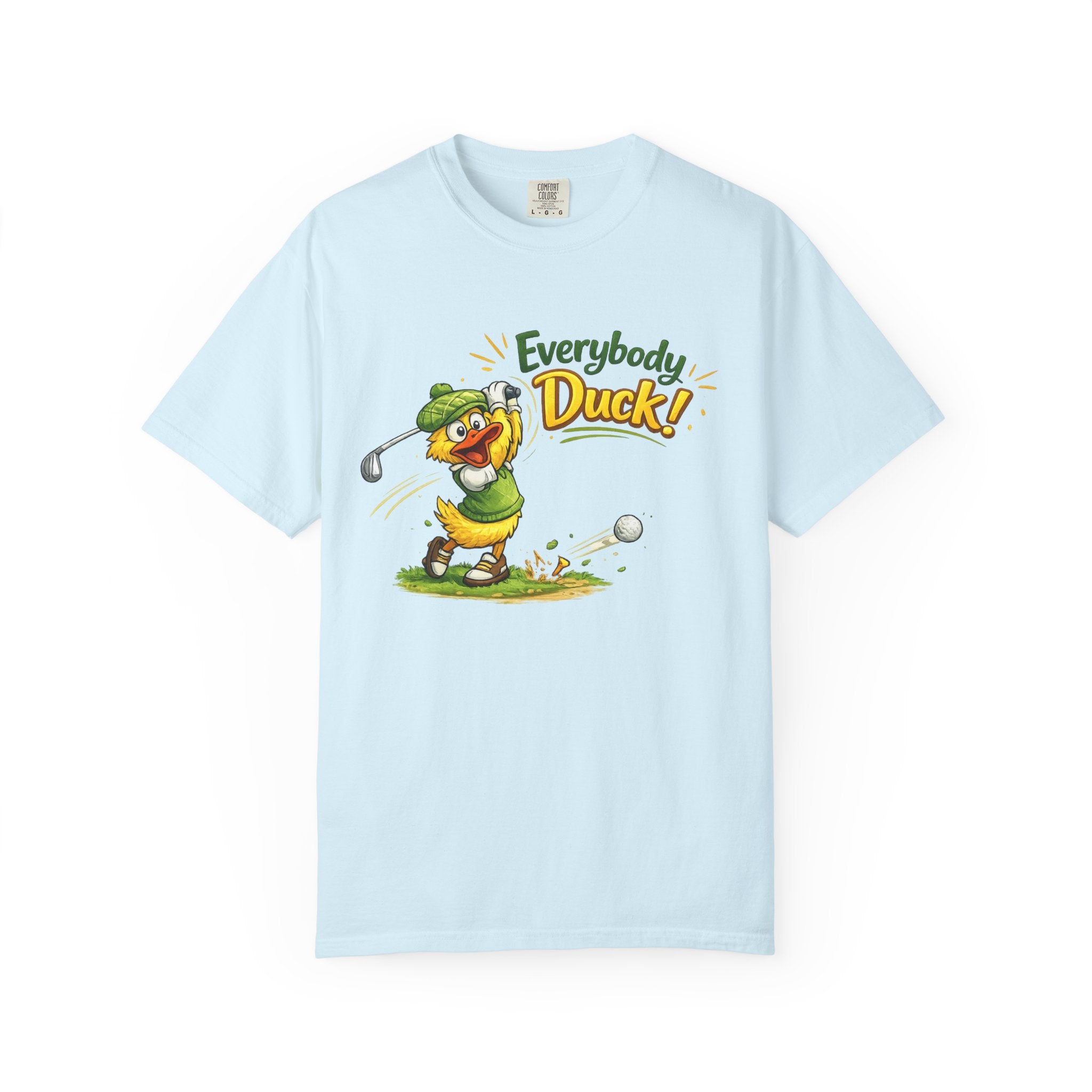 Everybody Duck! | T-shirt | Funny Cartoon Golf Shirt